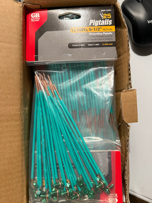 Gardner Bender Grounding Pigtails GGP-1261