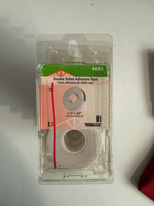 Double Sided Adhesive Tape 1/2" x 60"